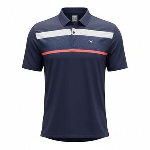 Callaway Golf Polo Opti Dri Striped Short Sleeve Athletic Shirt Mens Sz Large